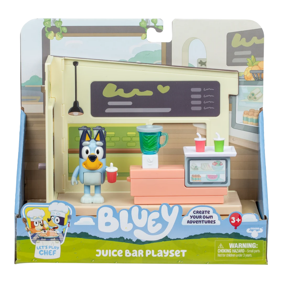 Bluey Let's Play Chef Mini Playset Juice Bar