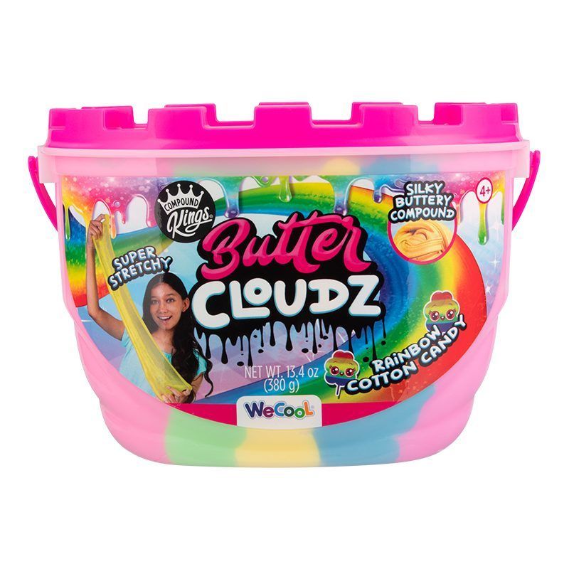 Butter Cloud Swirls Large Rainbow Cotton Candy