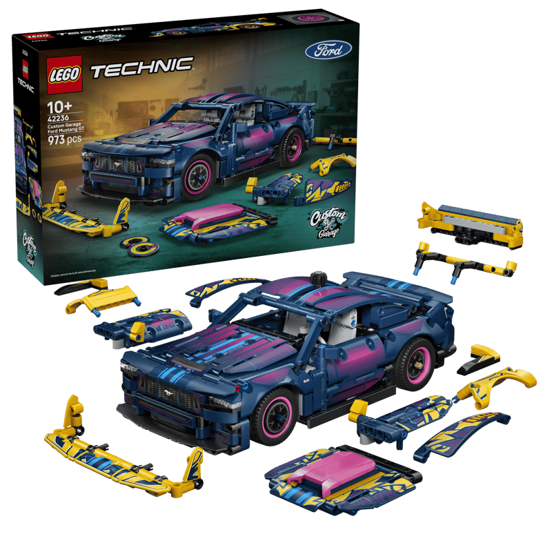 Lego Custom Garage Ford Mustang