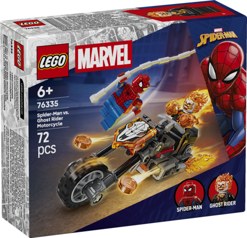 Lego Spiderman vs Ghost Rider