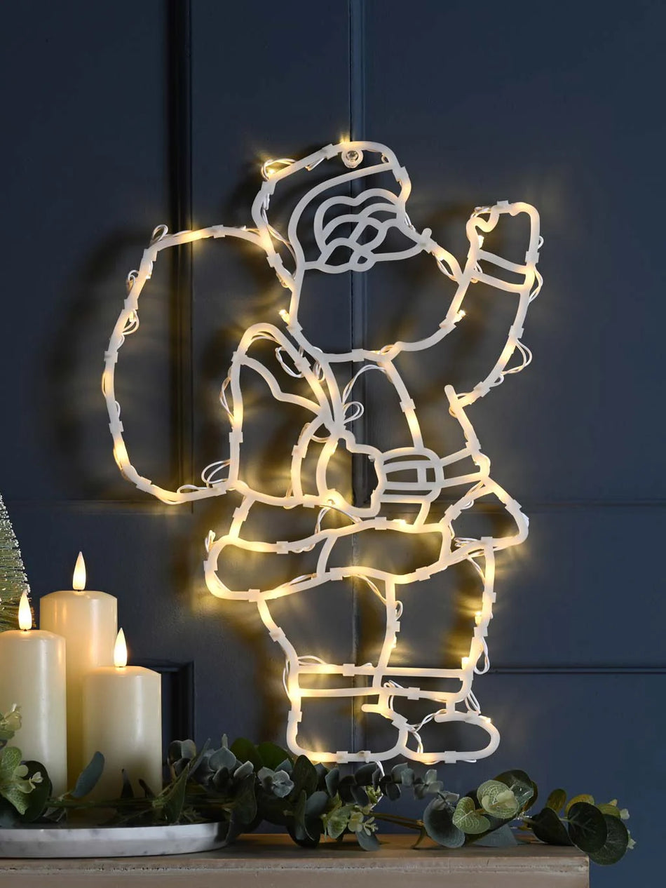 Static Flashing Santa