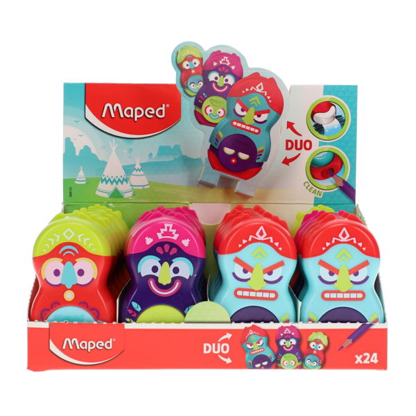 Maped Duo Loopy Single Hole Sharpener & Eraser