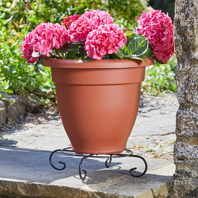25cm Flower Pot Stand Black