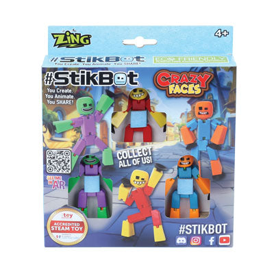 Stikbot Crazy Faces Pack