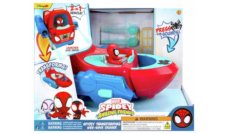 Spidey Transforming Web Wave Cruiser