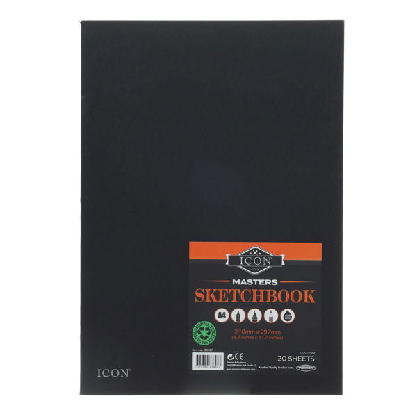 Icon A4 Masters Sketchbook 20 Sheets165gsm