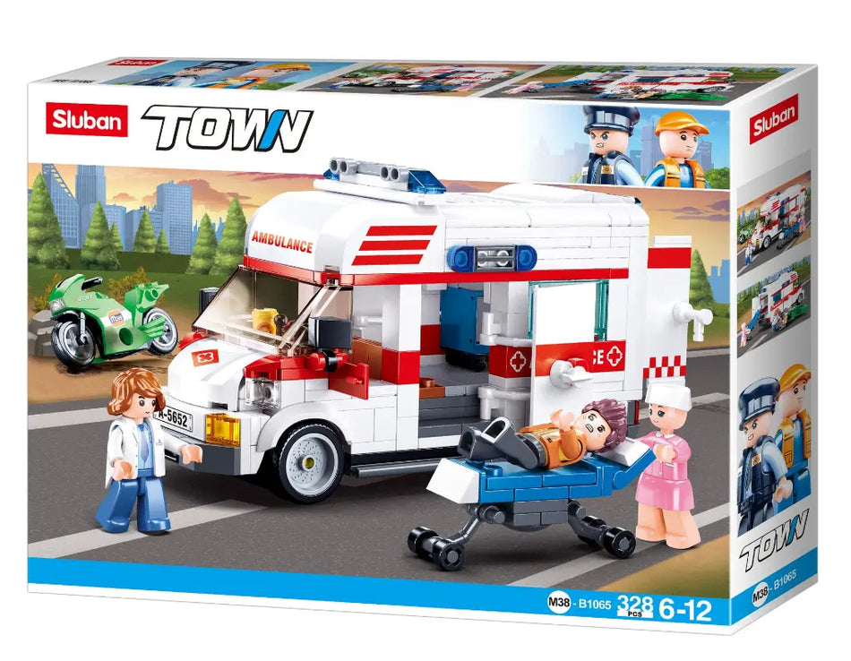 Sluban Ambulance (328 Piece) 1065
