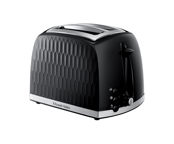 Russell Hobbs Honeycomb 2 Slice Toaster Black