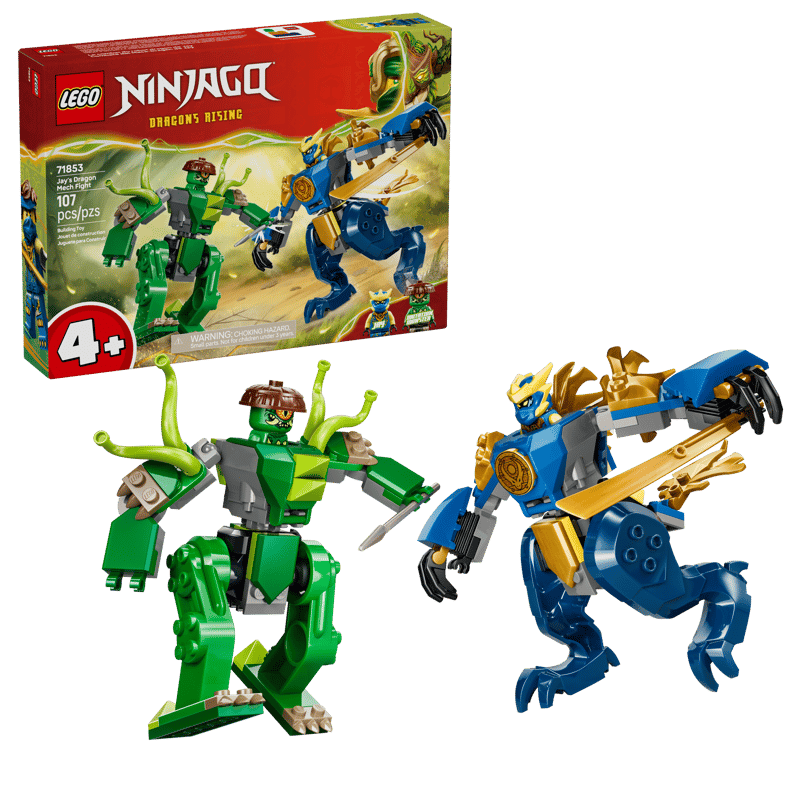 Lego Jay's Dragon Mech Fight