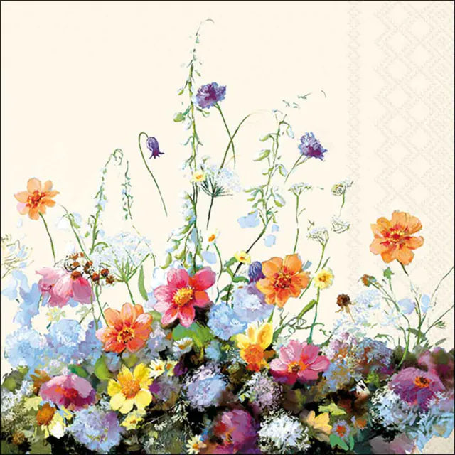 Summer Breeze Cream Napkin 20 Pack 33x33cm