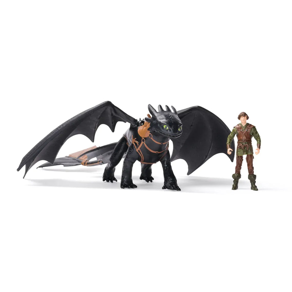 Dreamworks Dragons Viking and Toothless Solid