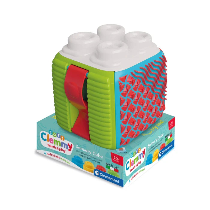 Soft Sensory Activity Cube Clementoni