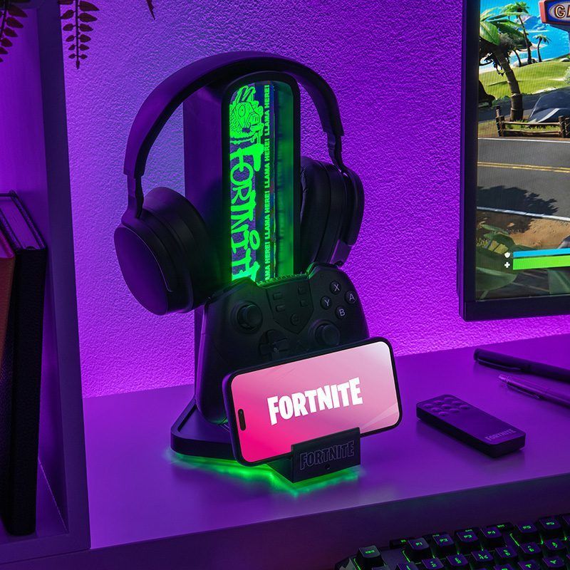 Fortnite Desk Headphone Stand with Light