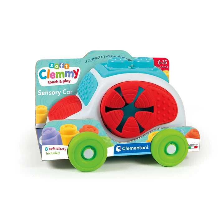 Soft Clemy Sensory Activity Car Clementoni