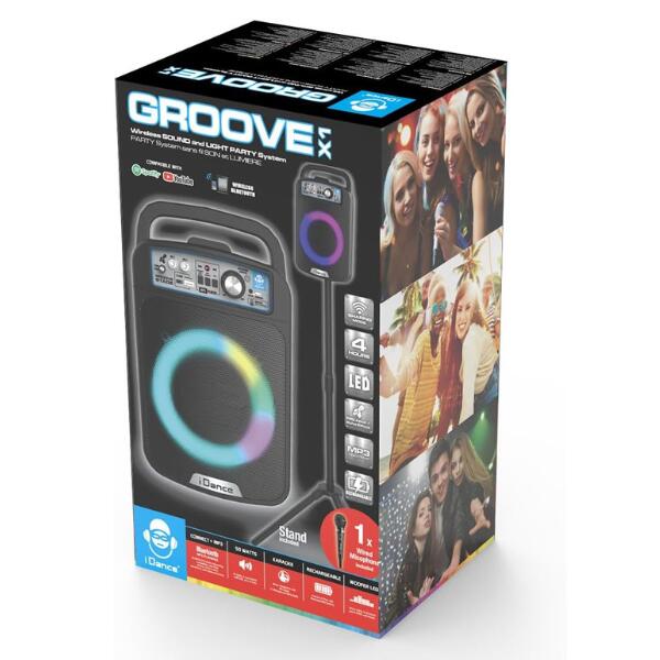 I-Dance Portable Karaoke Speaker on Stand