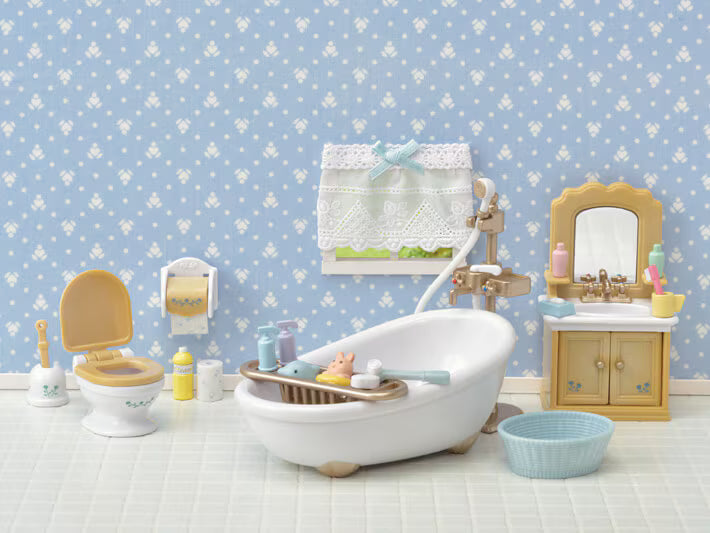 Country Bathroom Set Sylvanians 5286