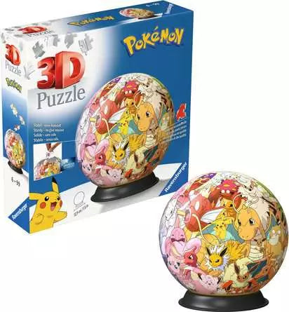 Puzzle 3D Ball Pokemon 72 Piece
