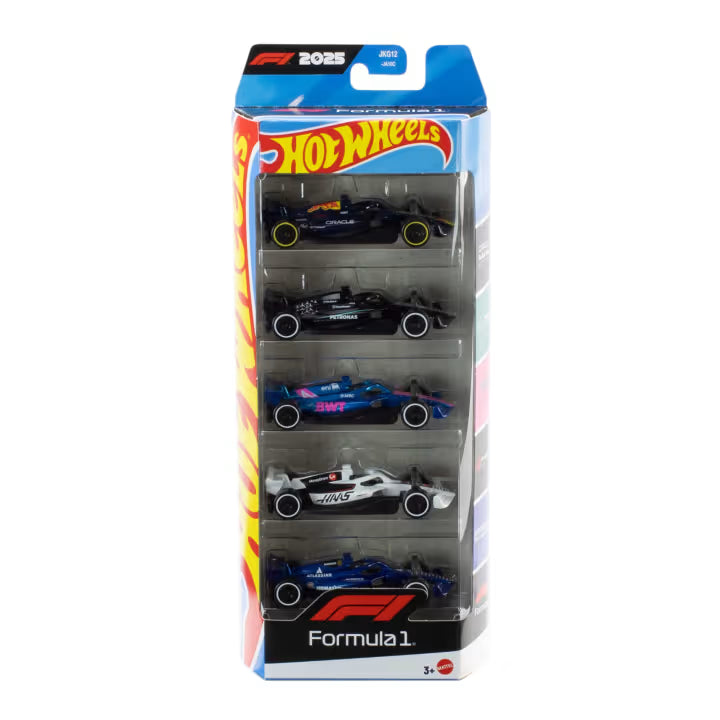 Hot Wheels Basic Car 5 Pack: Formula 1