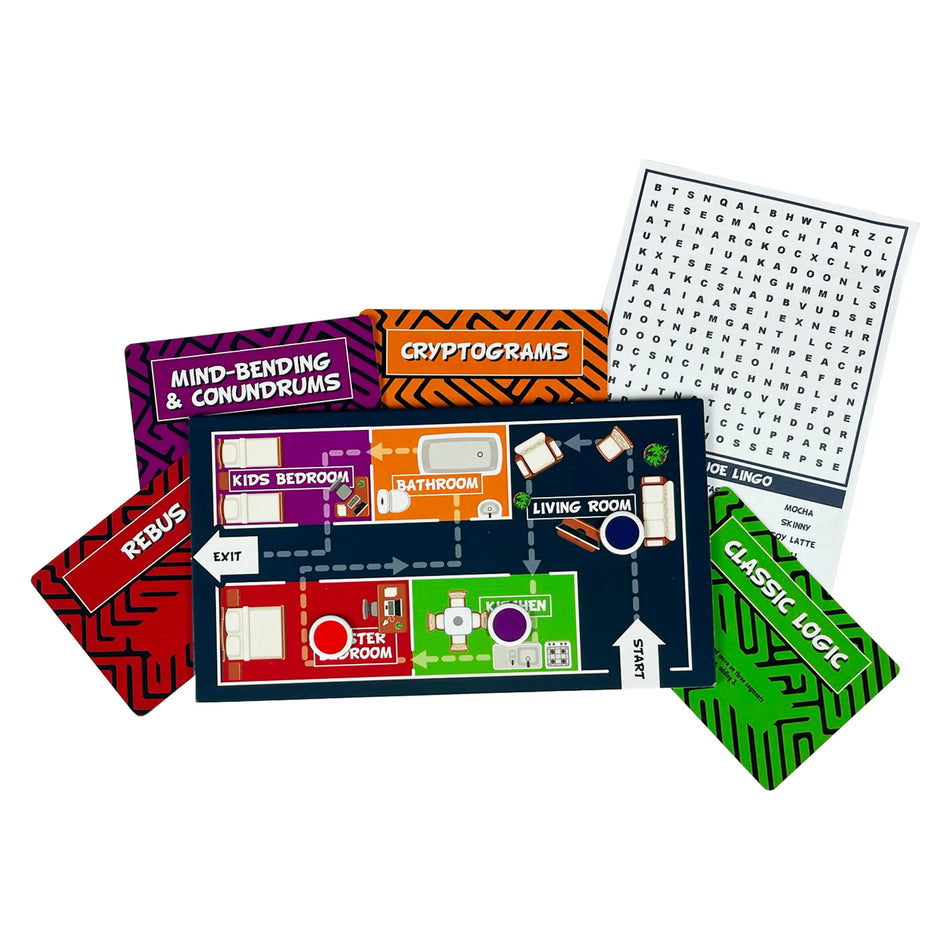 Mystery Escape Room Game Tin