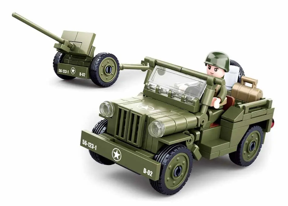 Sluban WWII Willys Jeep