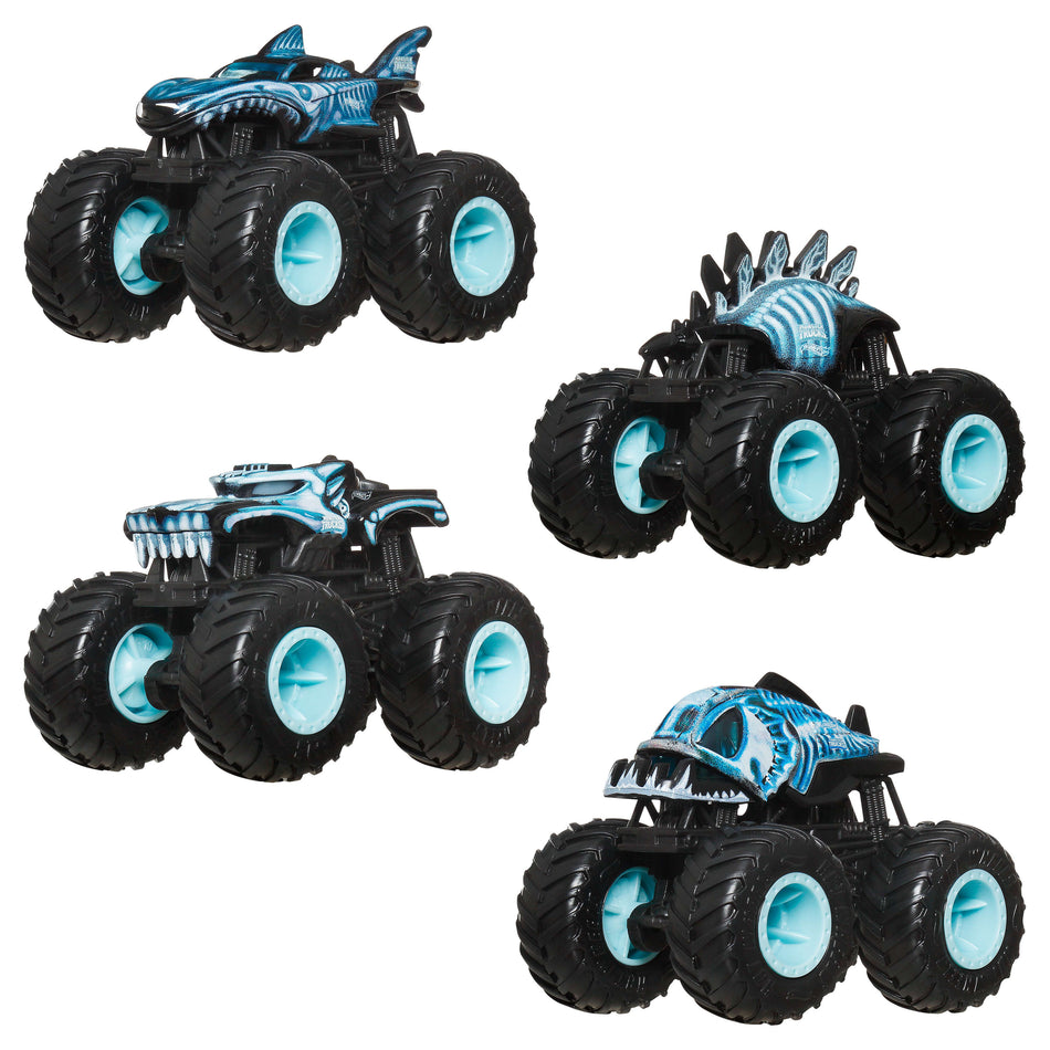 Hot Wheels Monster Truck X-Ray 4 Pack