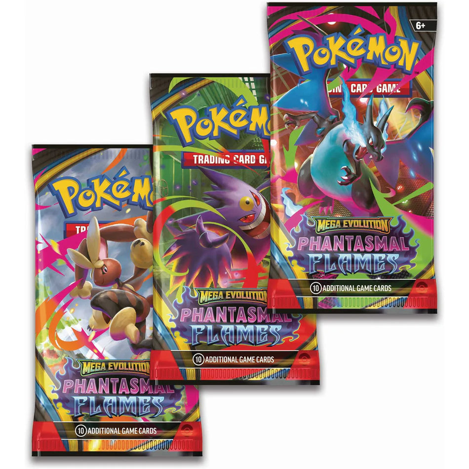 Pokemon TCG Mega Evolution Phantasmal Flames Booster Pack