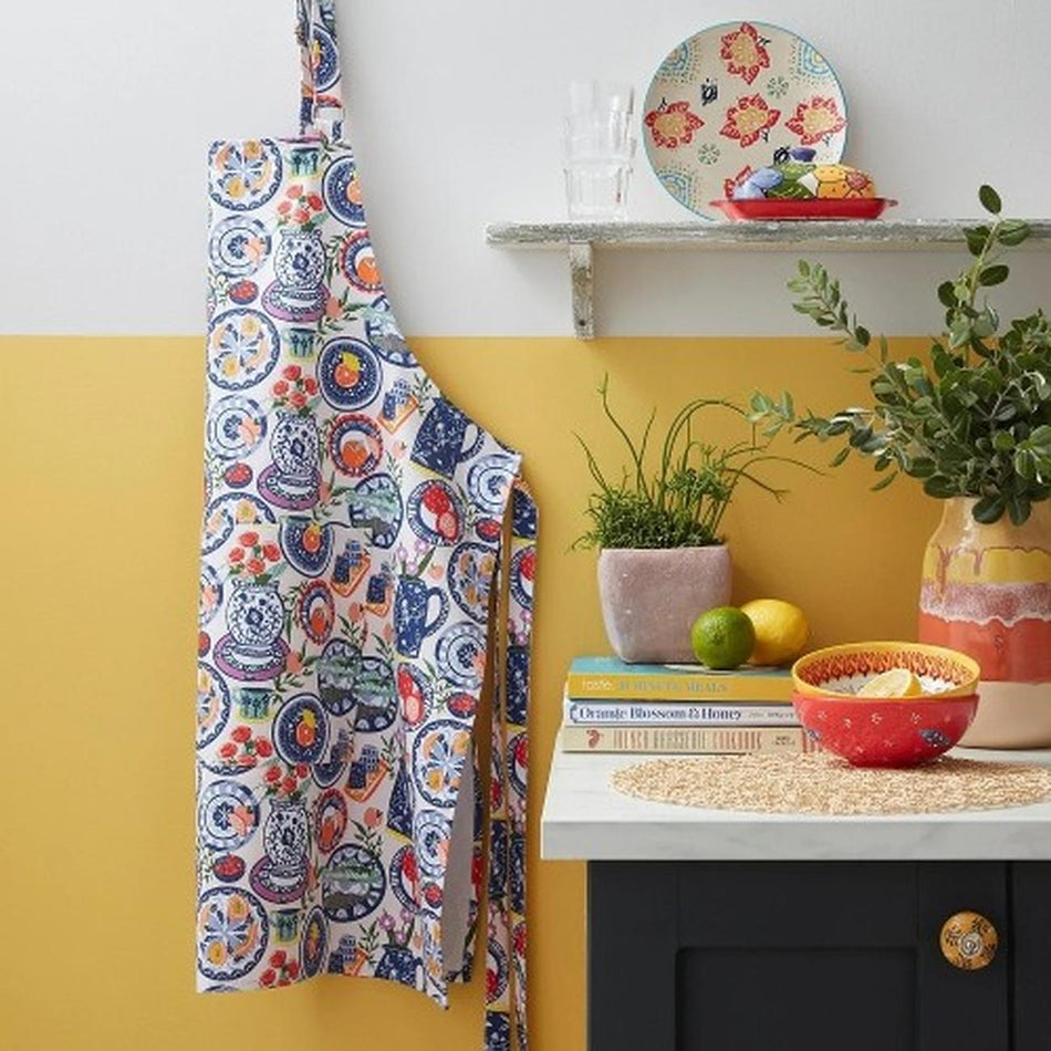 Mediterranian Cotton Apron