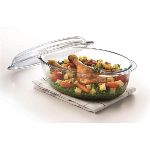 Pyrex Oval Casserole 4.0Litre Total  3.0ltr + 1.0Lid