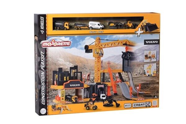 Majorette Creatix Volvo Construction Playset