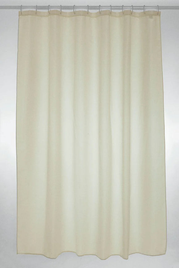 Polyester Shower Curtain Cream 180 x 180cm