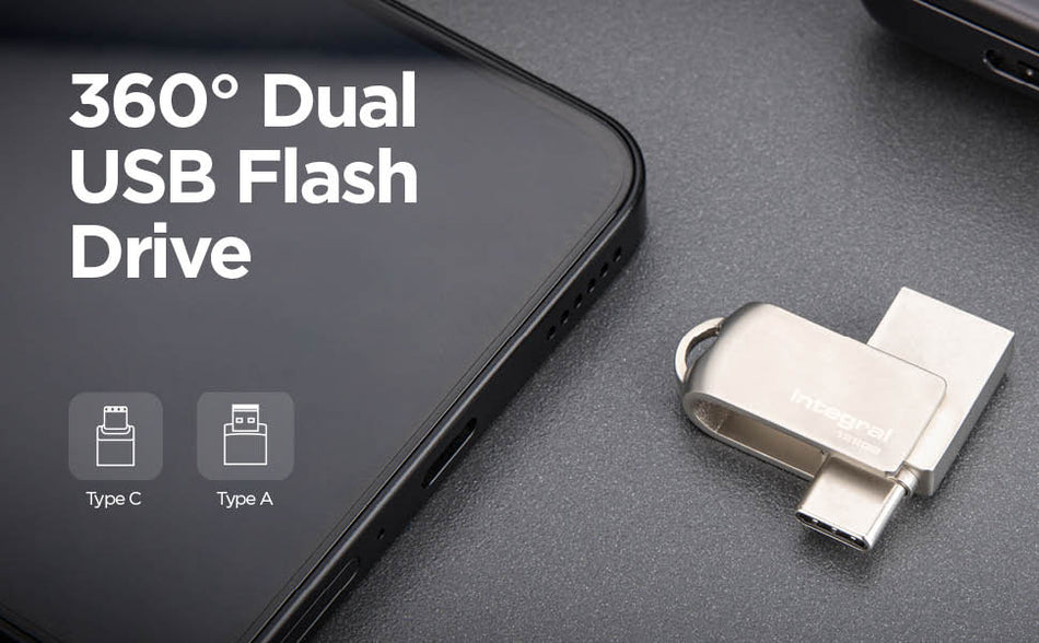 Integral 360-C Dual USB Flash Drive