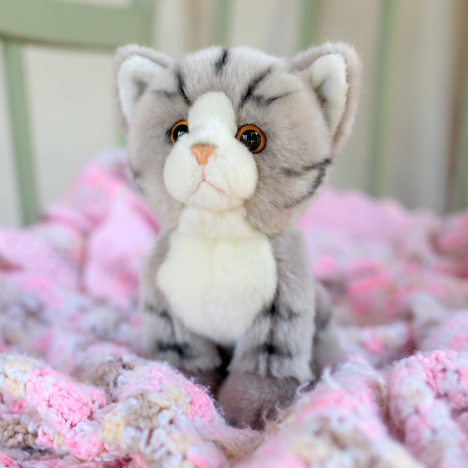 Animigos World Of Nature Grey Tabby Cat
