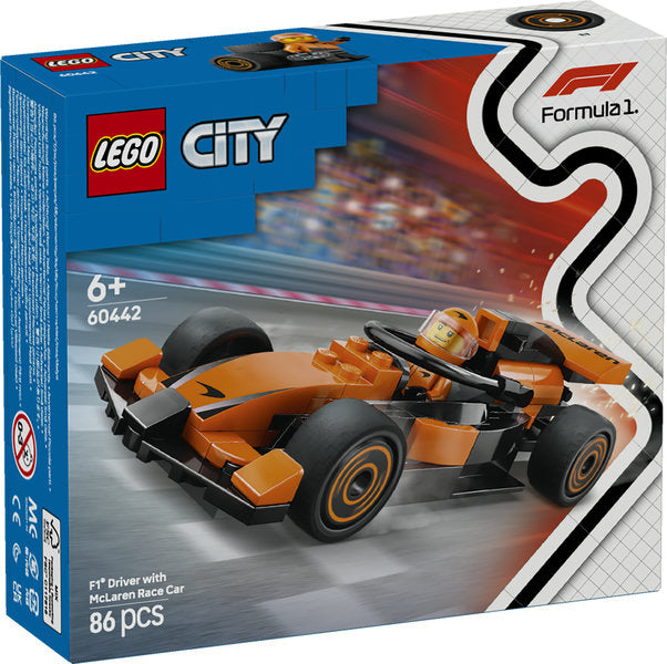 Lego F1 Driver with McLaren