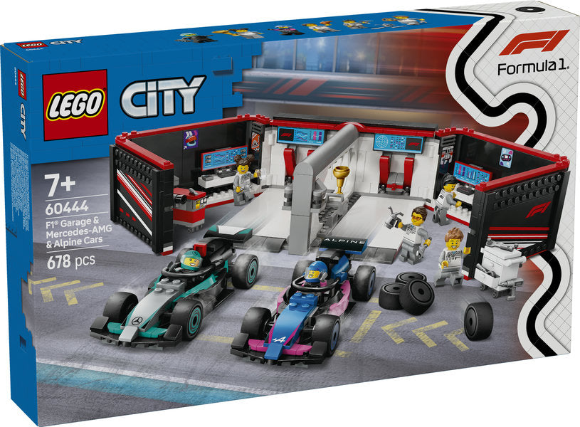 Lego F1 Garage & Mercedes AMG