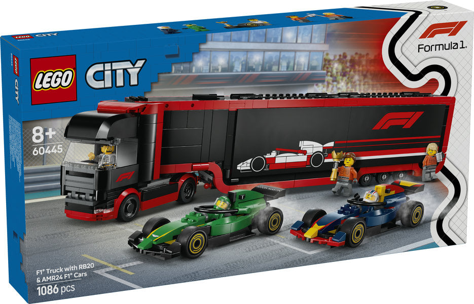 Lego F1 Truck with RB20 & AMR