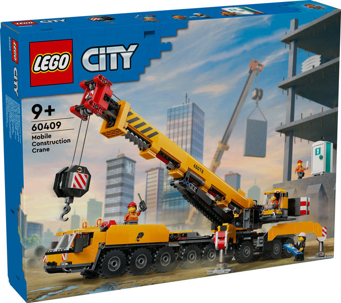 Lego City Yellow Mobile Construction Crane