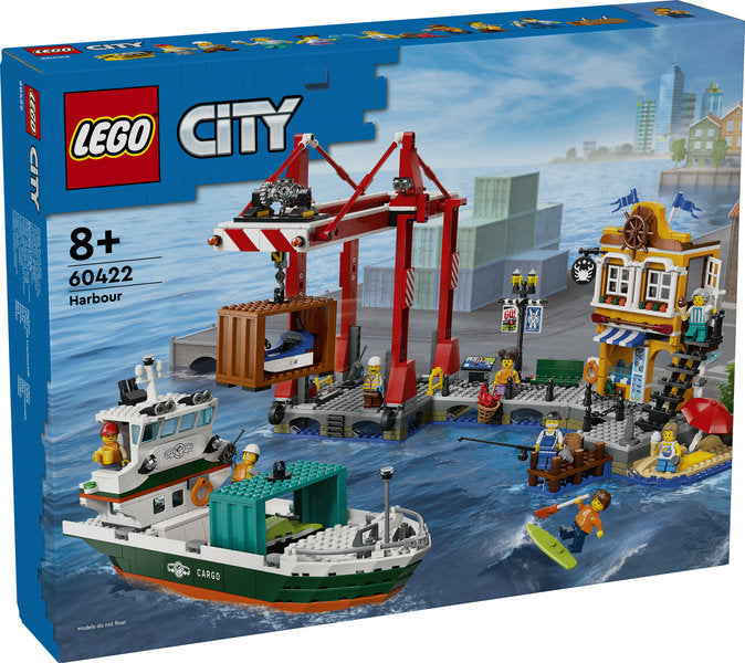 Lego My City Seaside Harbor with Cargo Ship
