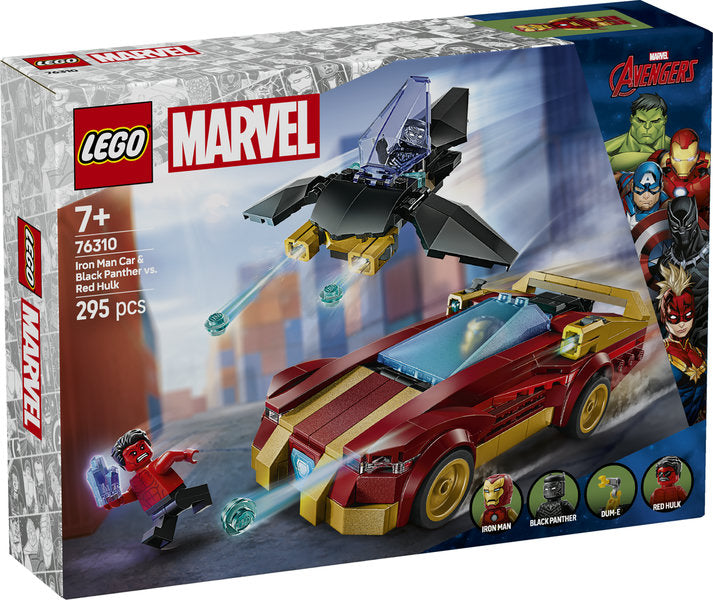 Lego Ironman Car & Black Panther