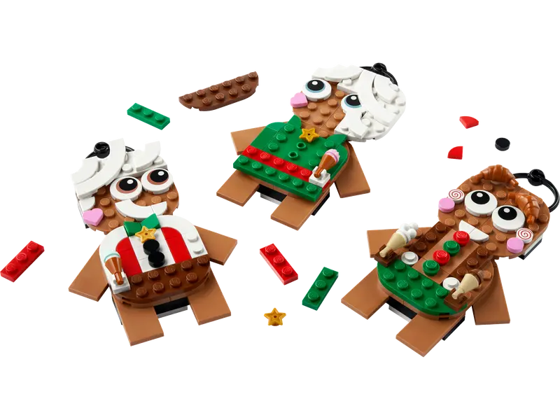 Lego Xmas Gingerbread Ornaments