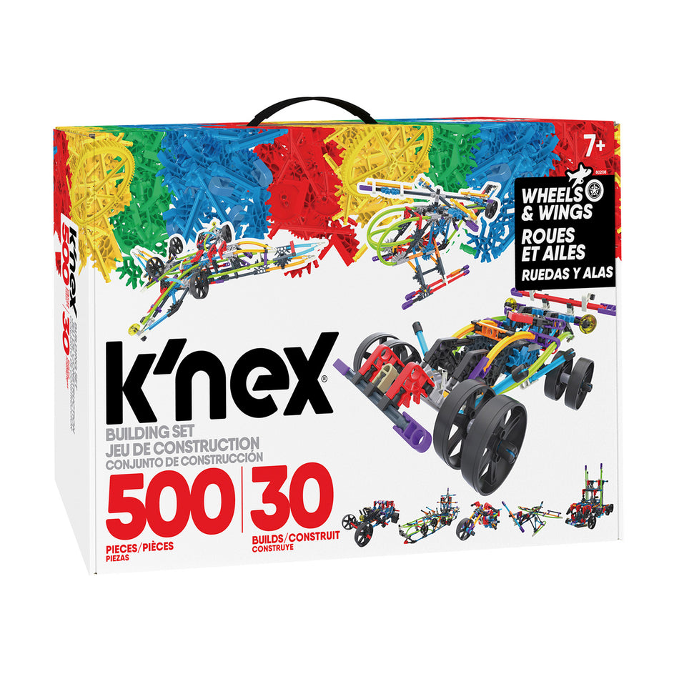 K'nex 500 Piece Model Wings & Wheels