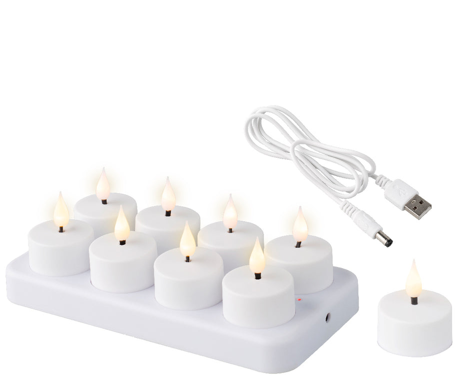 Led Tealight Plastic Battery Operated