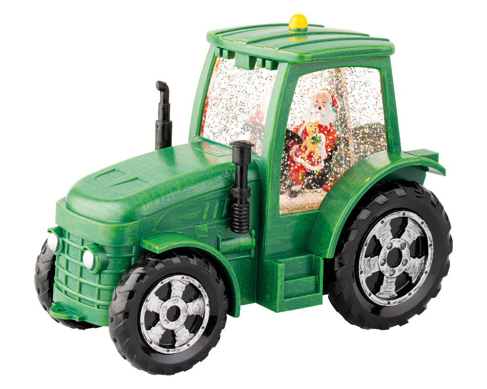 Led Water Spinner Plastic Tractor Battery Operated