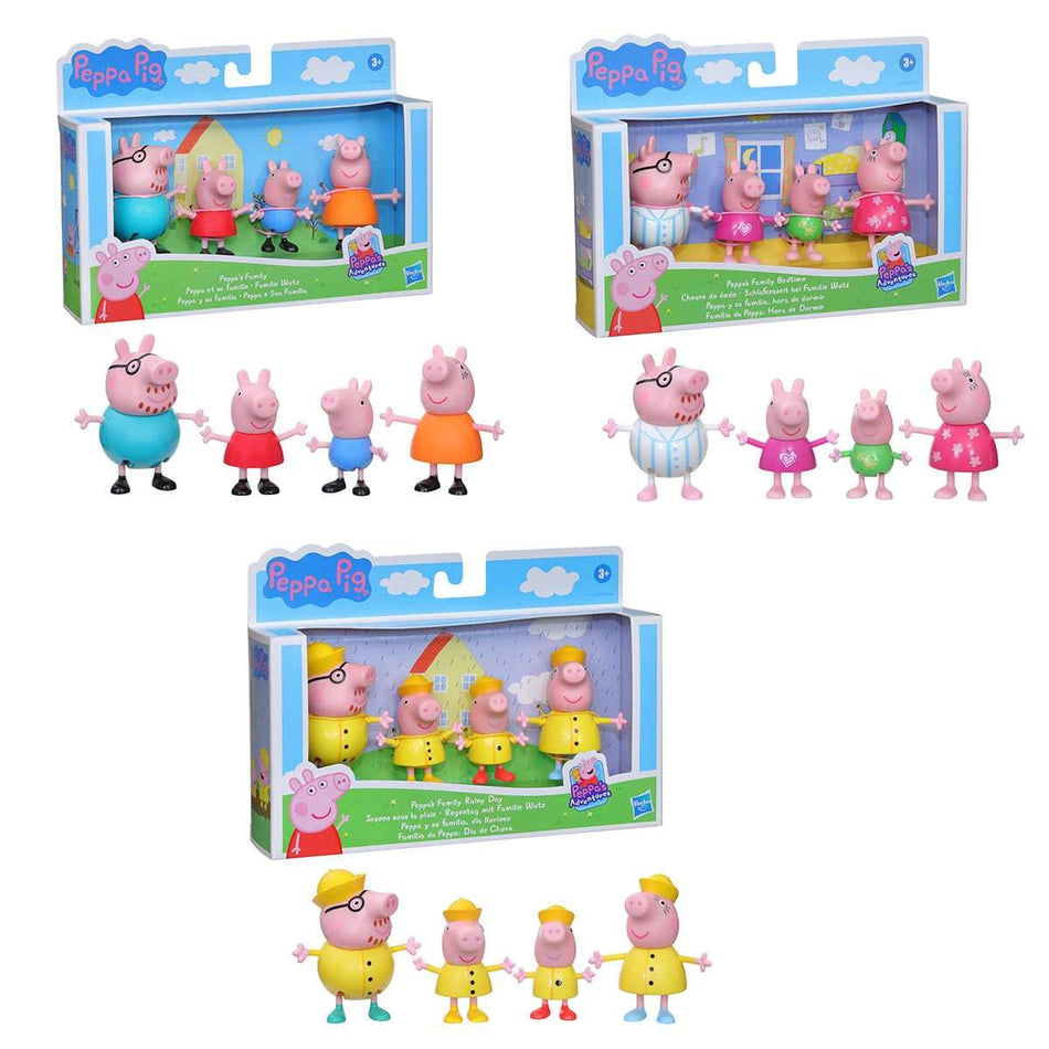 Peppa Pig 4 Pack Figures