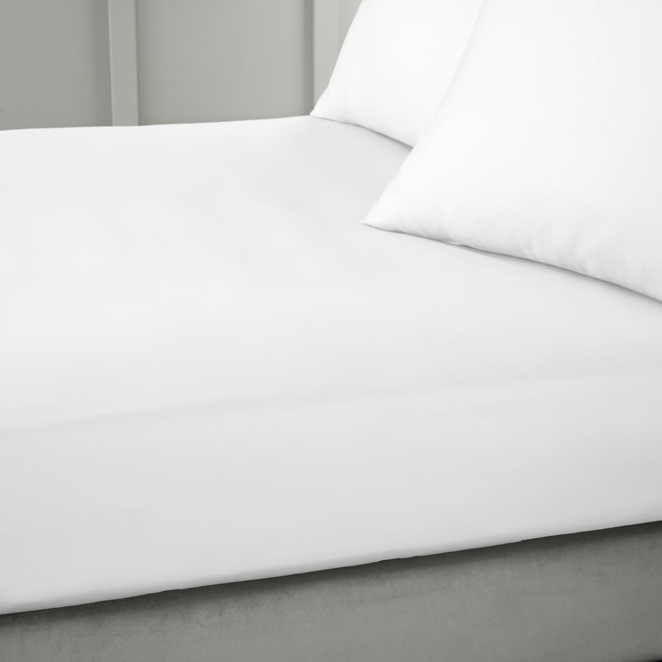 Bianca 400 Thread Count Cotton Sateen Fitted Sheet