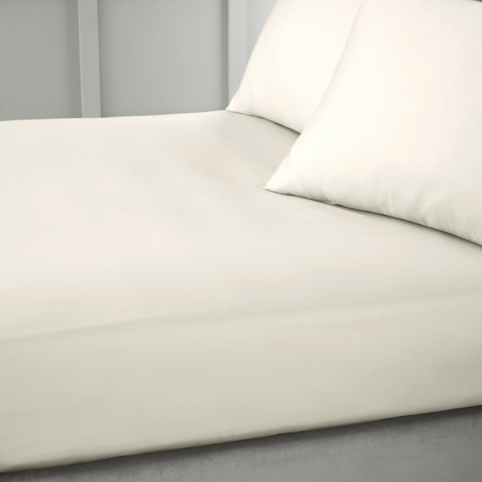 Bianca 400 Thread Count Cotton Sateen Fitted Sheet