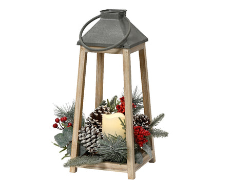 Led Lantern Firewood Battery Operated Indoor