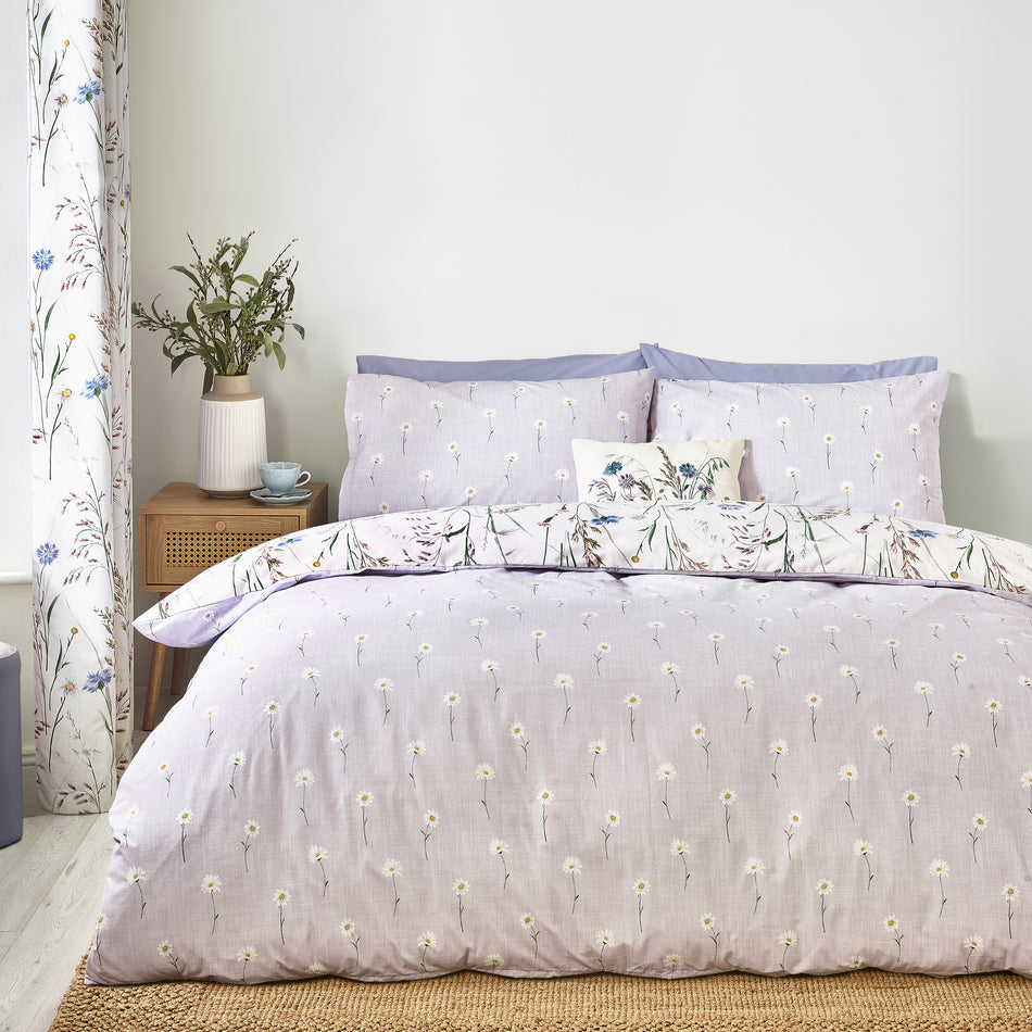 Catherine Lansfield Grasmere Floral Reversible Duvet Cover Set with Pillowcase/s