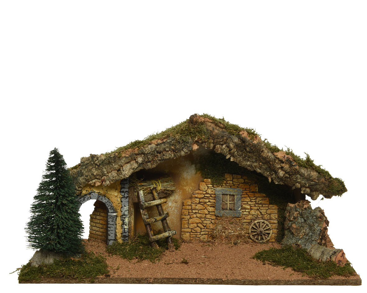 Nativity House Mdf Led Indoor Natural