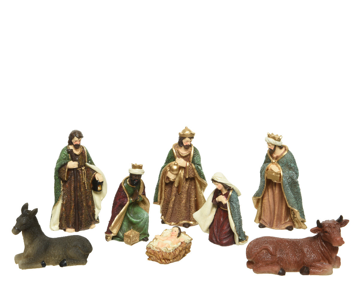 Nativity Set 8Pce Multi