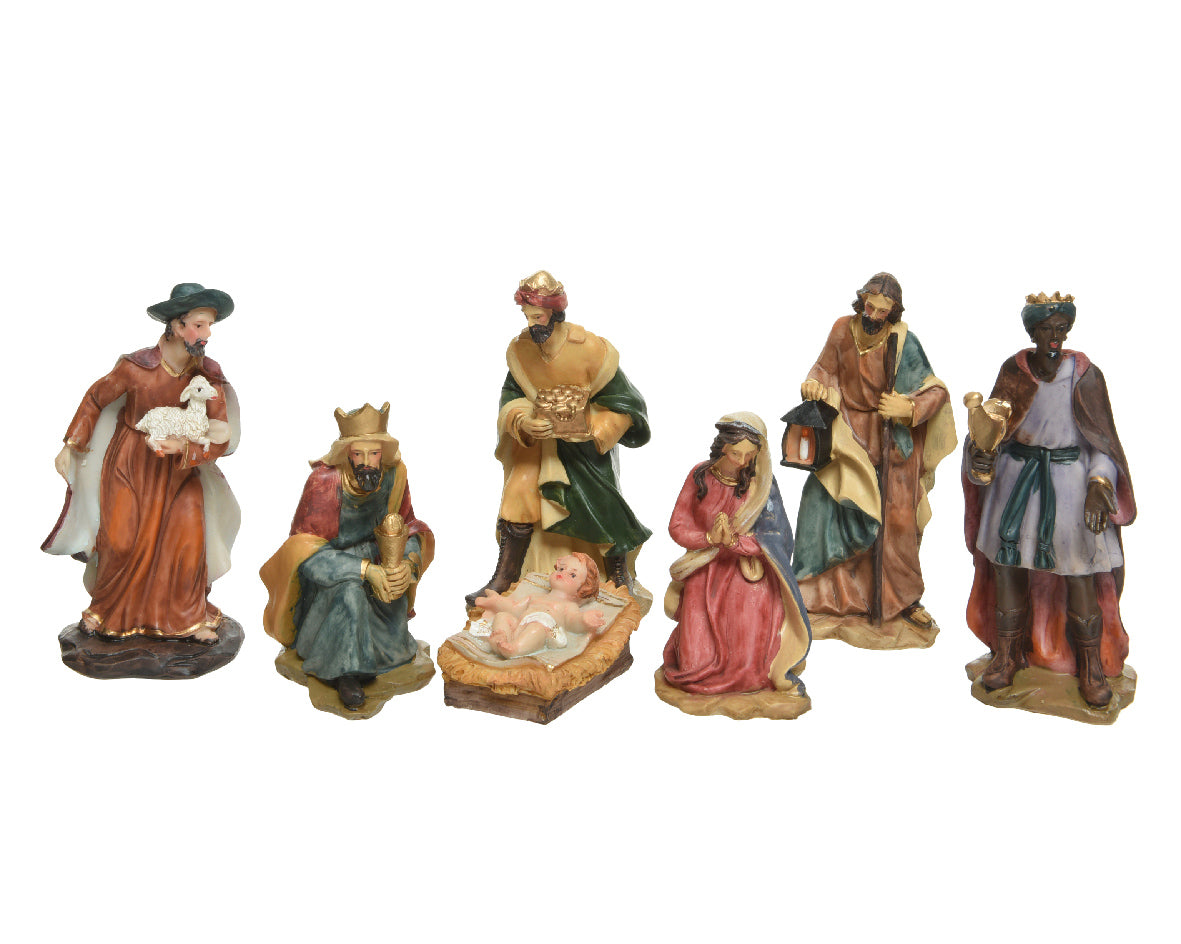 Nativity Set Polyresin 7 Figures